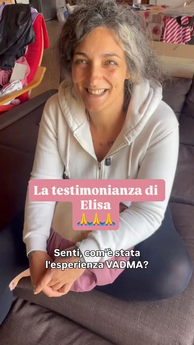 Elisa’s video review of a Vādma session with Claudia Ottaviani, in an Instagram story