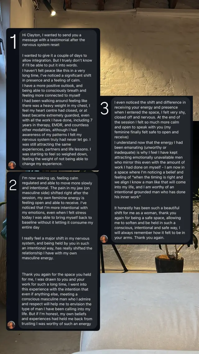 Vādma session review for Clayton Harrop, an Instagram story
