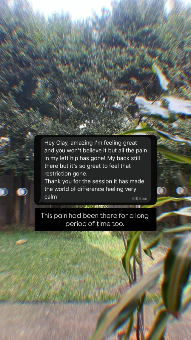 Vādma session review for Clayton Harrop, an Instagram story