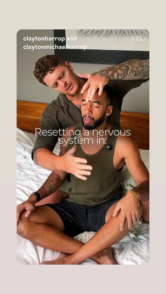 Video review of a Vādma session with Clayton Harrop, in an Instagram story