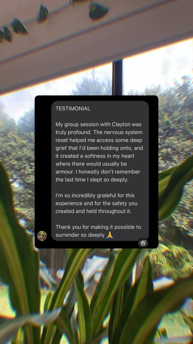 Vādma session review for Clayton Harrop, an Instagram story