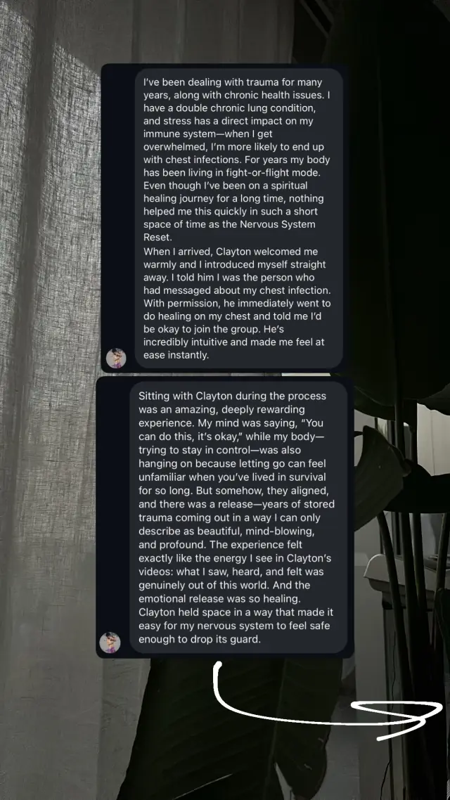 Vādma session review for Clayton Harrop, an Instagram story