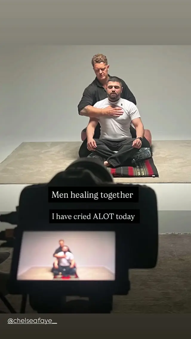 Video review of a Vādma session with Clayton Harrop, in an Instagram story