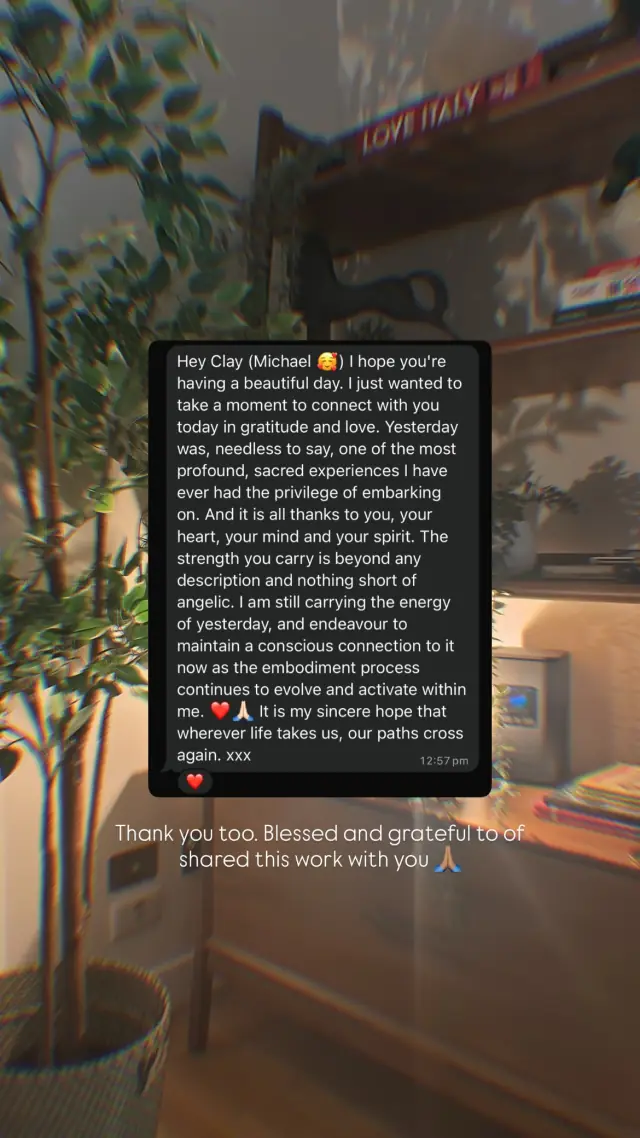 Vādma session review for Clayton Harrop, an Instagram story