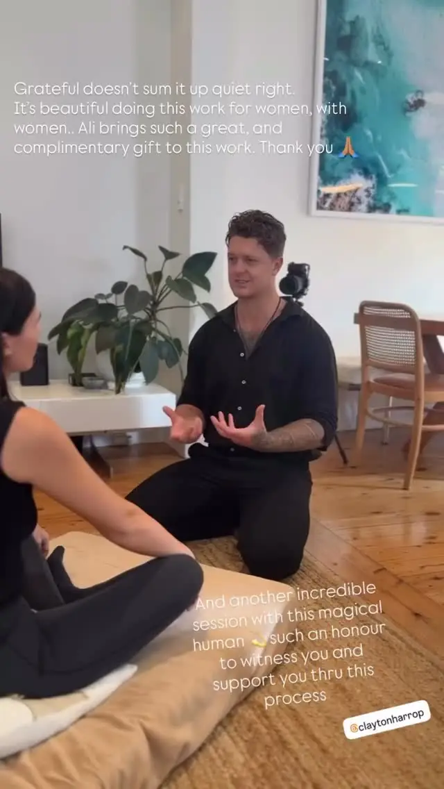 Video review of a Vādma session with Clayton Harrop, in an Instagram story