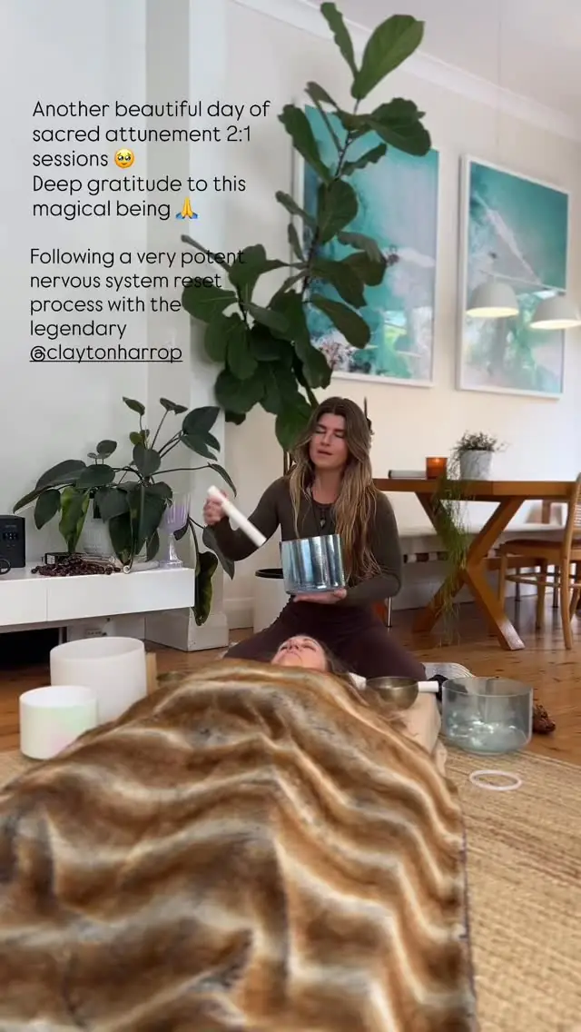 Video review of a Vādma session with Clayton Harrop, in an Instagram story