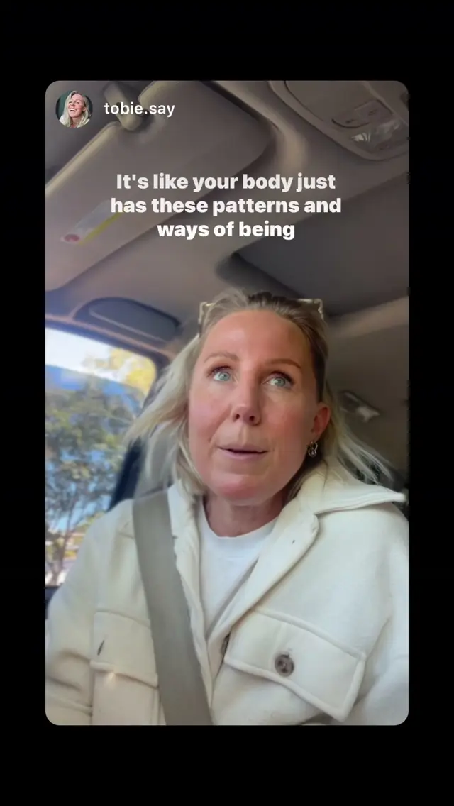 @tobie.say’s video review of a Vādma session with Clayton Harrop, in an Instagram story