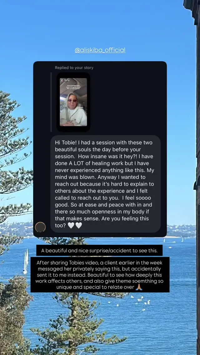 Video review of a Vādma session with Clayton Harrop, in an Instagram story