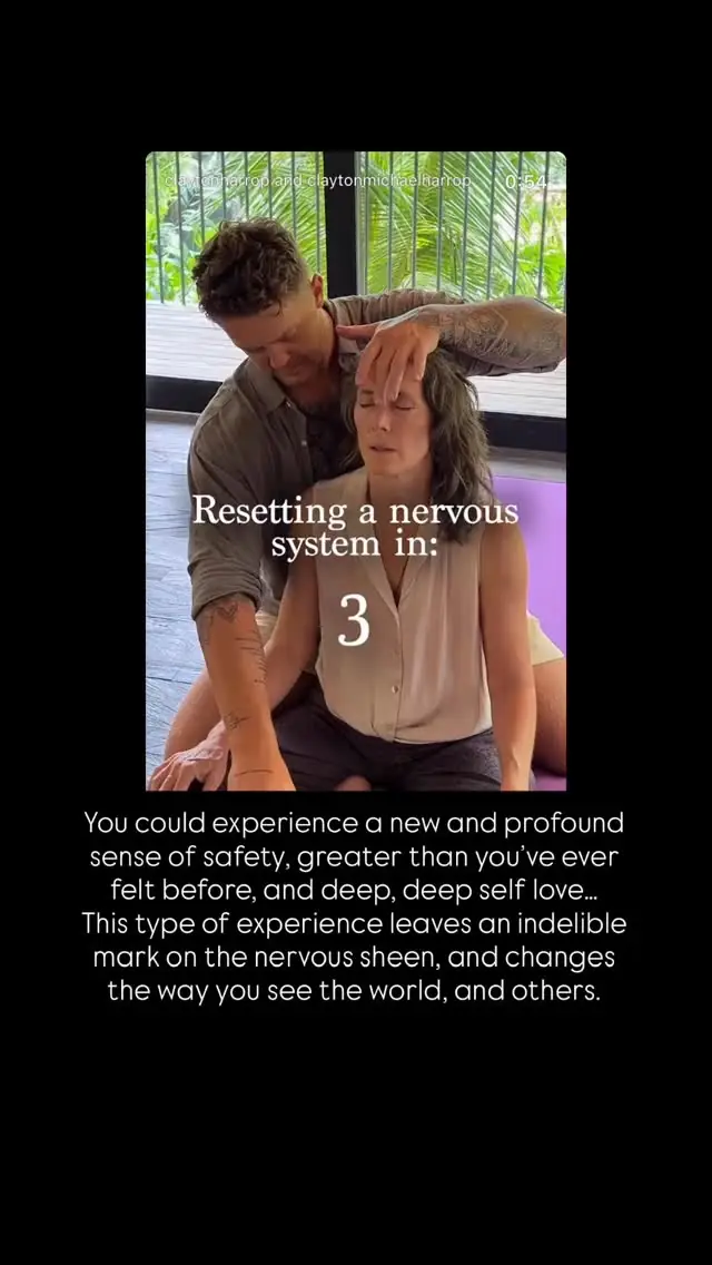 Video review of a Vādma session with Clayton Harrop, in an Instagram story