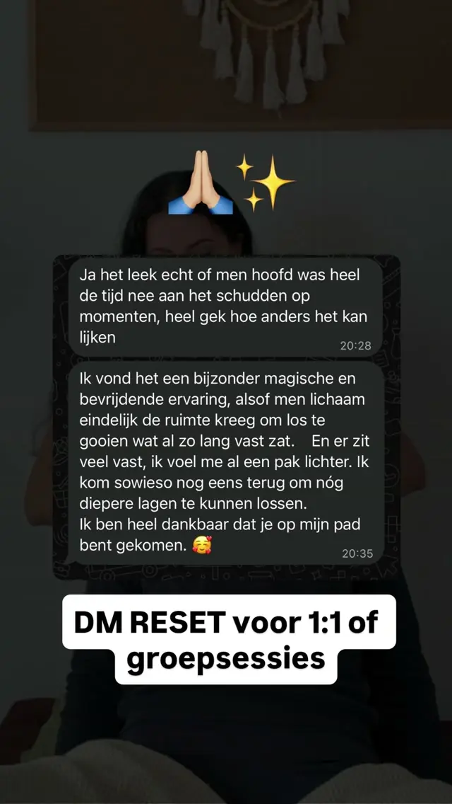 Video review of a Vādma session with Priti Diepa, in an Instagram story
