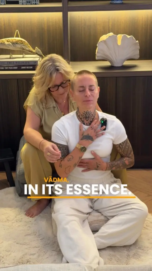Video review of a Vādma session with Tanja Wilcken, in an Instagram reel